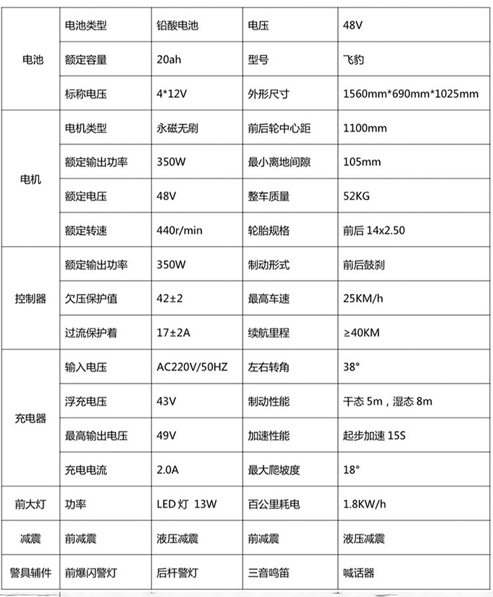 48V电动巡逻自行车